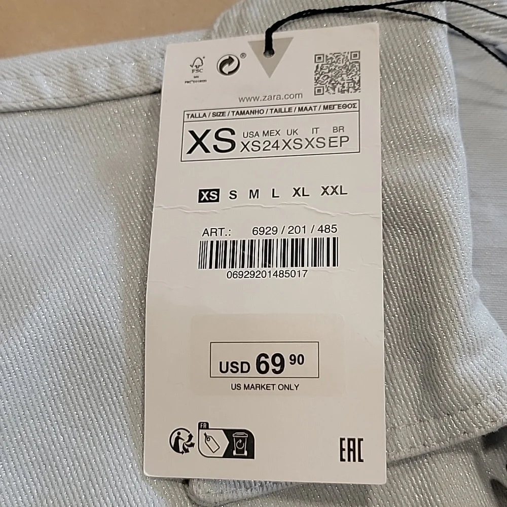 Zara size xs